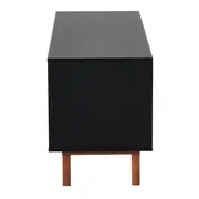 RACK 2 GAVETAS 1,20 M X 40 CM LIN - PRETO/NOZES - Foto 5