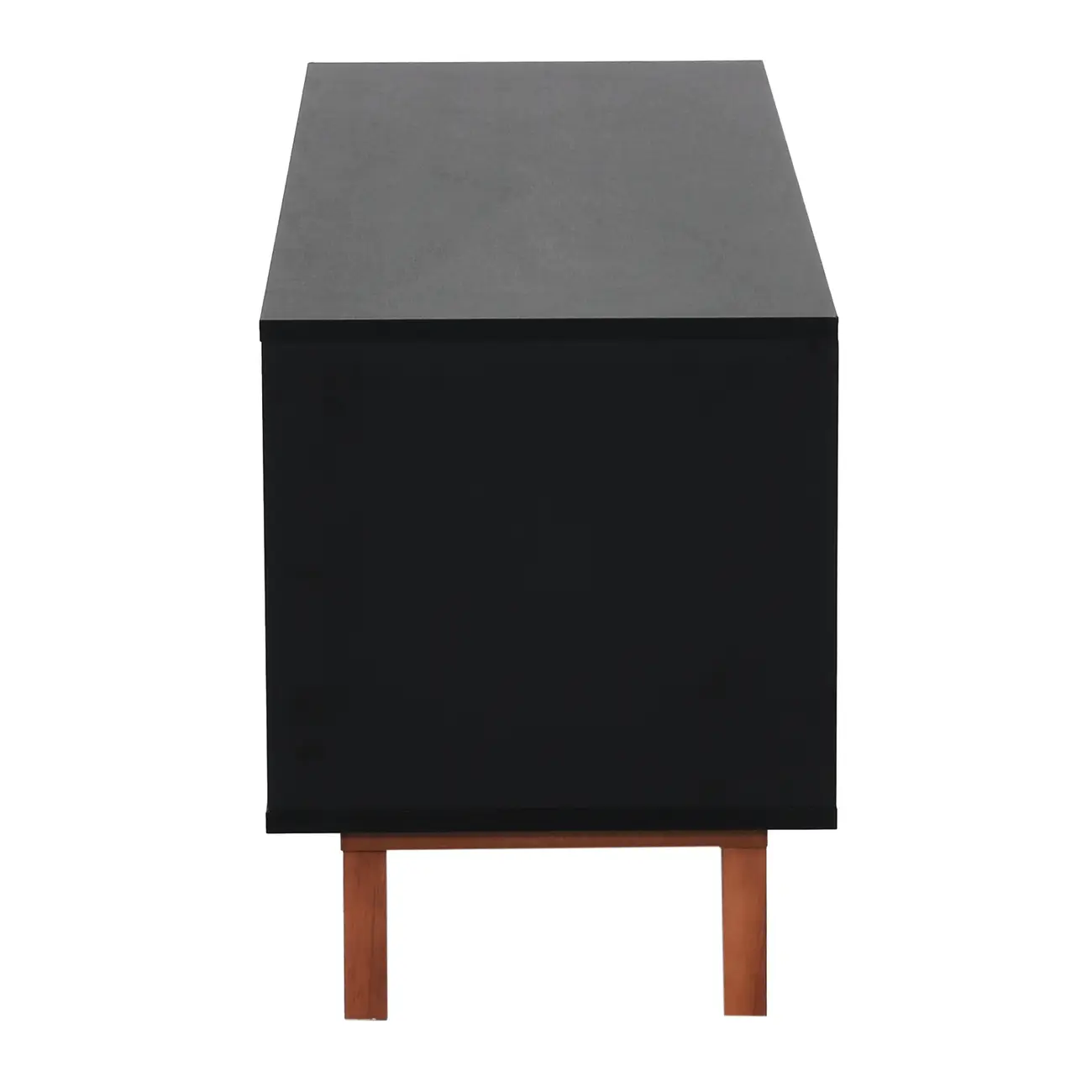 RACK 2 GAVETAS 1,20 M X 40 CM LIN - PRETO/NOZES - Foto 5