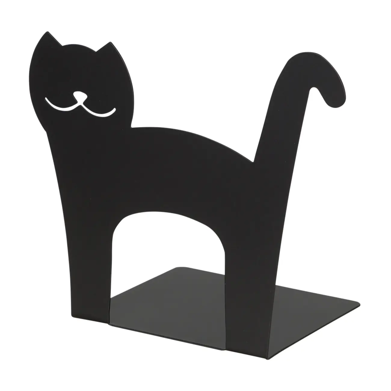 APARADOR DE LIVROS GATO - PRETO - Foto 1