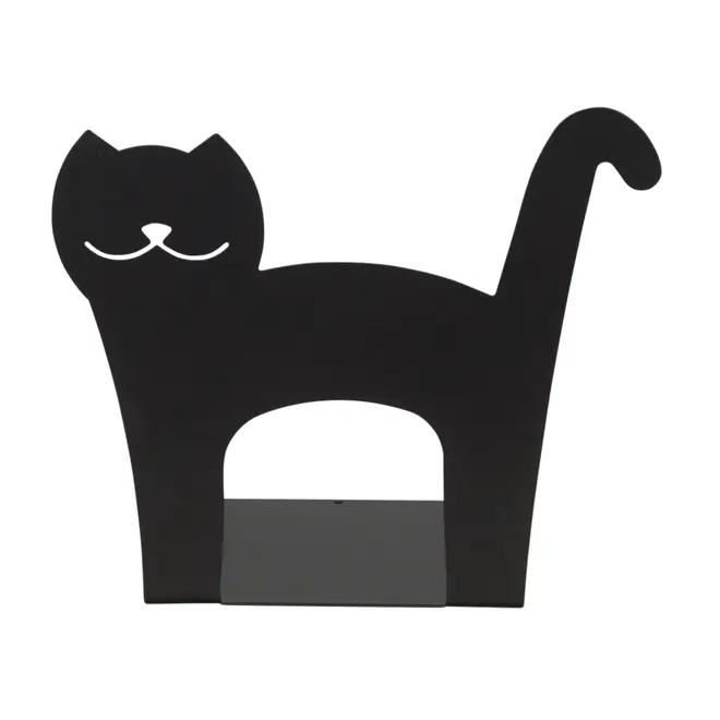 APARADOR DE LIVROS GATO - PRETO - Foto 2