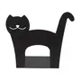 APARADOR DE LIVROS GATO - PRETO - Foto 2
