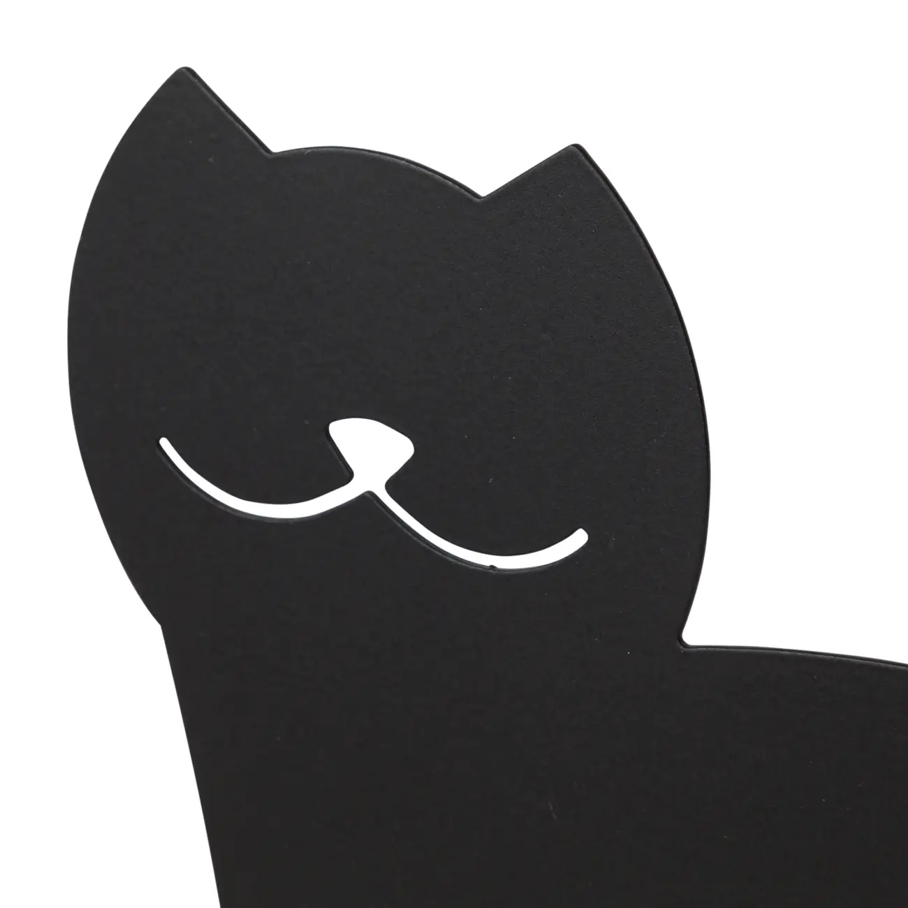 APARADOR DE LIVROS GATO - PRETO - Foto 4