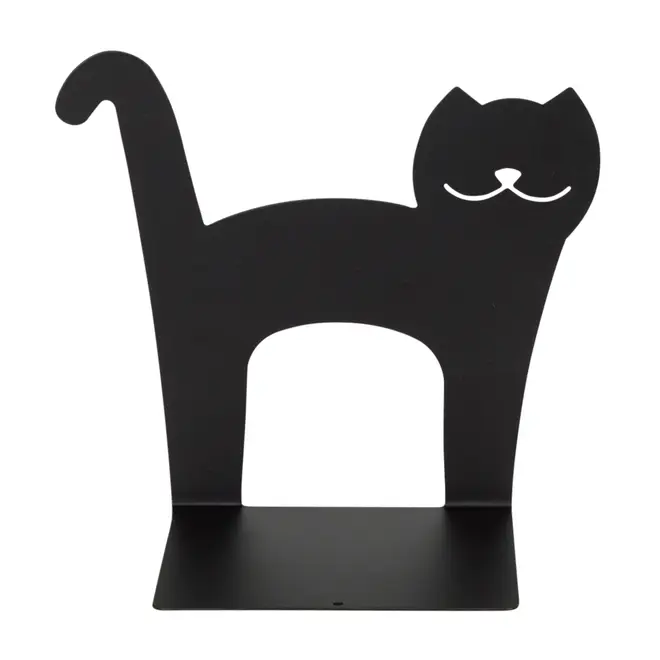 APARADOR DE LIVROS GATO - PRETO - Foto 5
