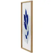 INTENSE BLUE II QUADRO 51 CM X 41 CM - AZUL/NOZES - Foto 12