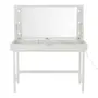 PENTEADEIRA COM ESPELHO 1,13 M X 55 CM REVEAL - BRANCO/PRATA - Foto 3