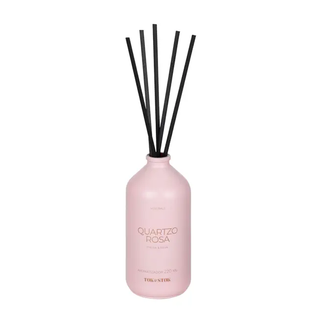 AROMATIZADOR FRÉSIA E PERA 220 ML MINERALS - QUARTZO ROSA/PRETO - Foto 2