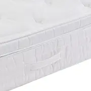 COLCHÃO QUEEN COM MOLAS ENSACADAS 1,58 M X 1,98 M X 32 CM PREMIUM - BRANCO - Foto 4