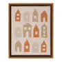 QUADRO 17 CM X 21 CM VILAREJO I - AMÊNDOA/MULTICOR - Foto 1