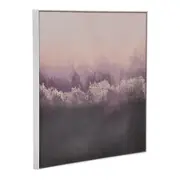 QUADRO 85 CM X 85 CM OLYMPE - BRANCO/AMEIXA SECA - Foto 2