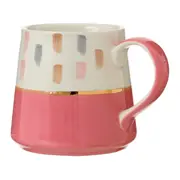 CANECA 325 ML GIO RAYURES - VIN ROSE/BRANCO - Foto 2