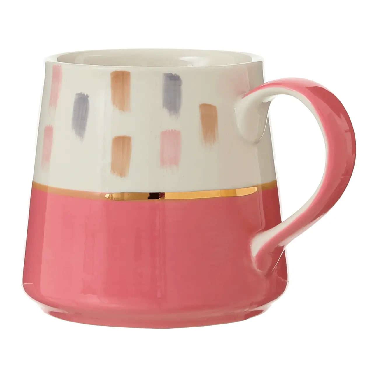 CANECA 325 ML GIO RAYURES - VIN ROSE/BRANCO - Foto 2