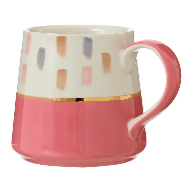 CANECA 325 ML GIO RAYURES - VIN ROSE/BRANCO - Foto 2
