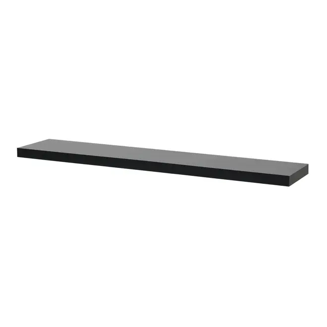 PRATELEIRA 4 CM X 1,20 M X 25 CM BALANCE - PRETO - Foto 2
