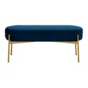 OURO/GALAXY BLUE - BANCO 2 LUGARES DAISY