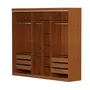 ESTRUTURA DE GUARDA-ROUPA DE CASAL 3 PORTAS FRIZ - FREIJÓ - Foto 2