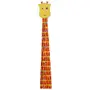 RÉGUA INFANTIL 130 CM ANIMADINHOS - AMARELO/CORES FUSION - Foto 1