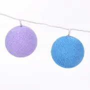 CORDÃO LUMINOSO 20 LEDS 127V ESFERA - MULTICOR - Foto 3
