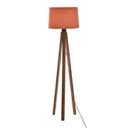 LUMINÁRIA DE CHÃO SLATS C/CUP Y - NOZES/TERRACOTA - Foto 1
