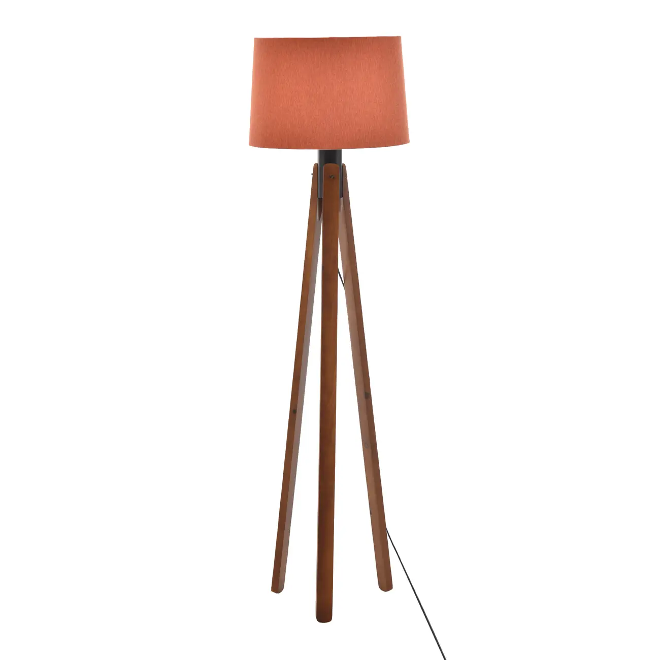 LUMINÁRIA DE CHÃO SLATS C/CUP Y - NOZES/TERRACOTA - Foto 1