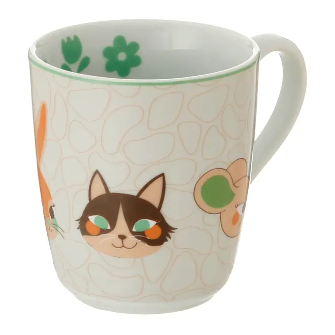 CANECA 240 ML FEIRA DOS BICHOS - MANJERICÃO/CASCA DE URUCUM - Foto 2