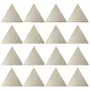 ADORNO DE PAREDE COM 16 CONFETTI TRIANGLES - OURO - Foto 1