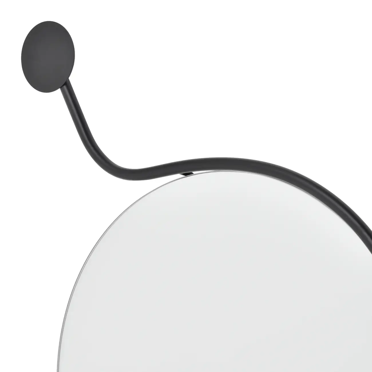 ESPELHO 37 CM X 69 CM HOOK - PRETO - Foto 4