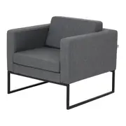 POLTRONA DETROIT - CINZA/PRETO - Foto 1