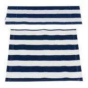 ASSENTO/ENCOSTO BLUESTRIPE PARA ESTRUTURA DE CADEIRA LEME - AZUL ESCURO/BRANCO - Foto 1