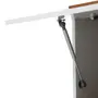 ARMÁRIO DE COZINHA AÉREO 1,20 M 1 PORTA BASCULANTE POAH - BRANCO/NOZES - Foto 7