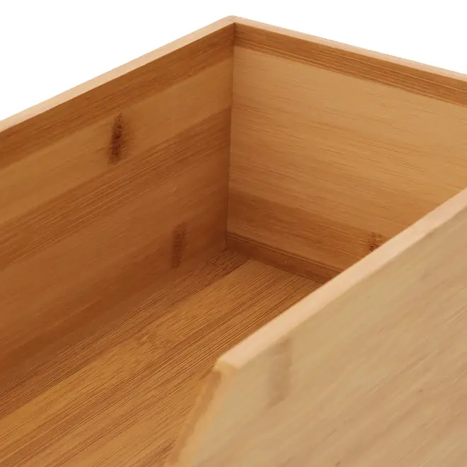ORGANIZADOR EMPILHÁVEL 17 CM X 30 CM BAMBOO - BAMBU - Foto 7