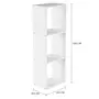 ESTANTE 44 CM X 1,28 M CÉLULA - BRANCO - Foto 2