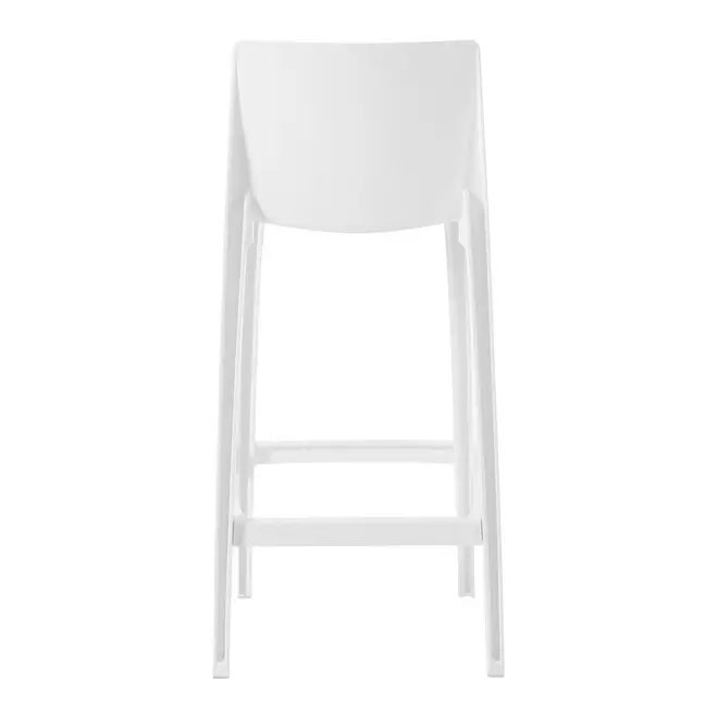 BANQUETA EMPILHÁVEL ALTO VITRALI - BRANCO BRILHANTE - Foto 5
