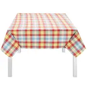 TOALHA DE MESA 1,40 M X 2,10 M COLONIAL - AZUL/MULTICOR - Foto 1