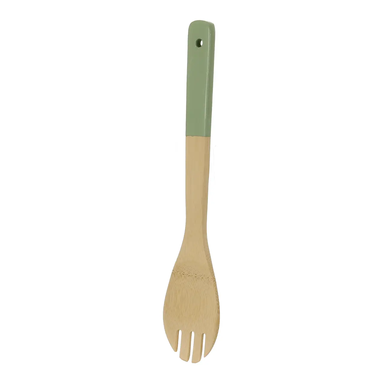 PEGADOR DE MACARRÃO 30 CM BAMBUMIX - SÁLVIA/NATURAL - Foto 2