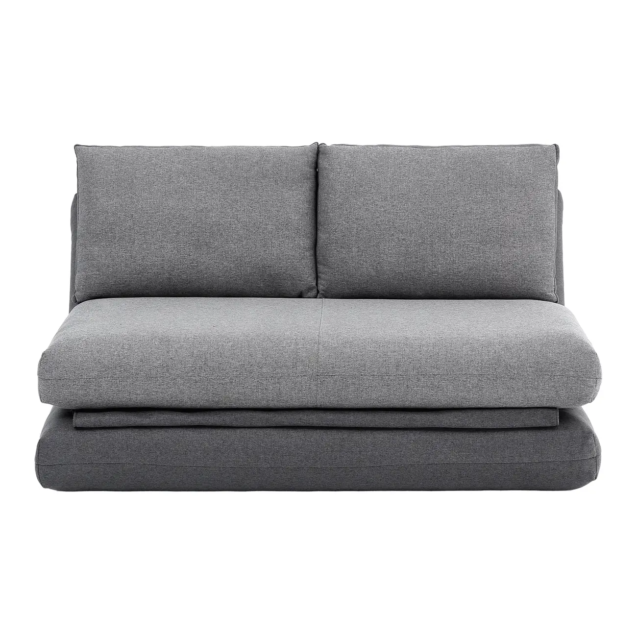SOFÁ-CAMA 2 LUGARES LANCE DUPLO - KONKRET/ESTANHO - Foto 1