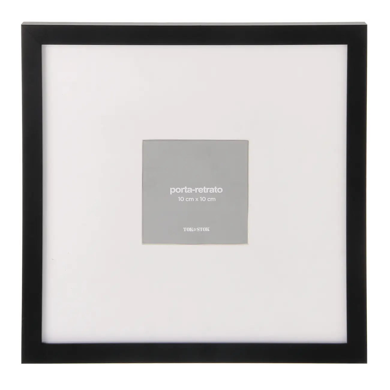 MOLDURA 10 CM X 10 CM CLOSER - PRETO/BRANCO - Foto 1