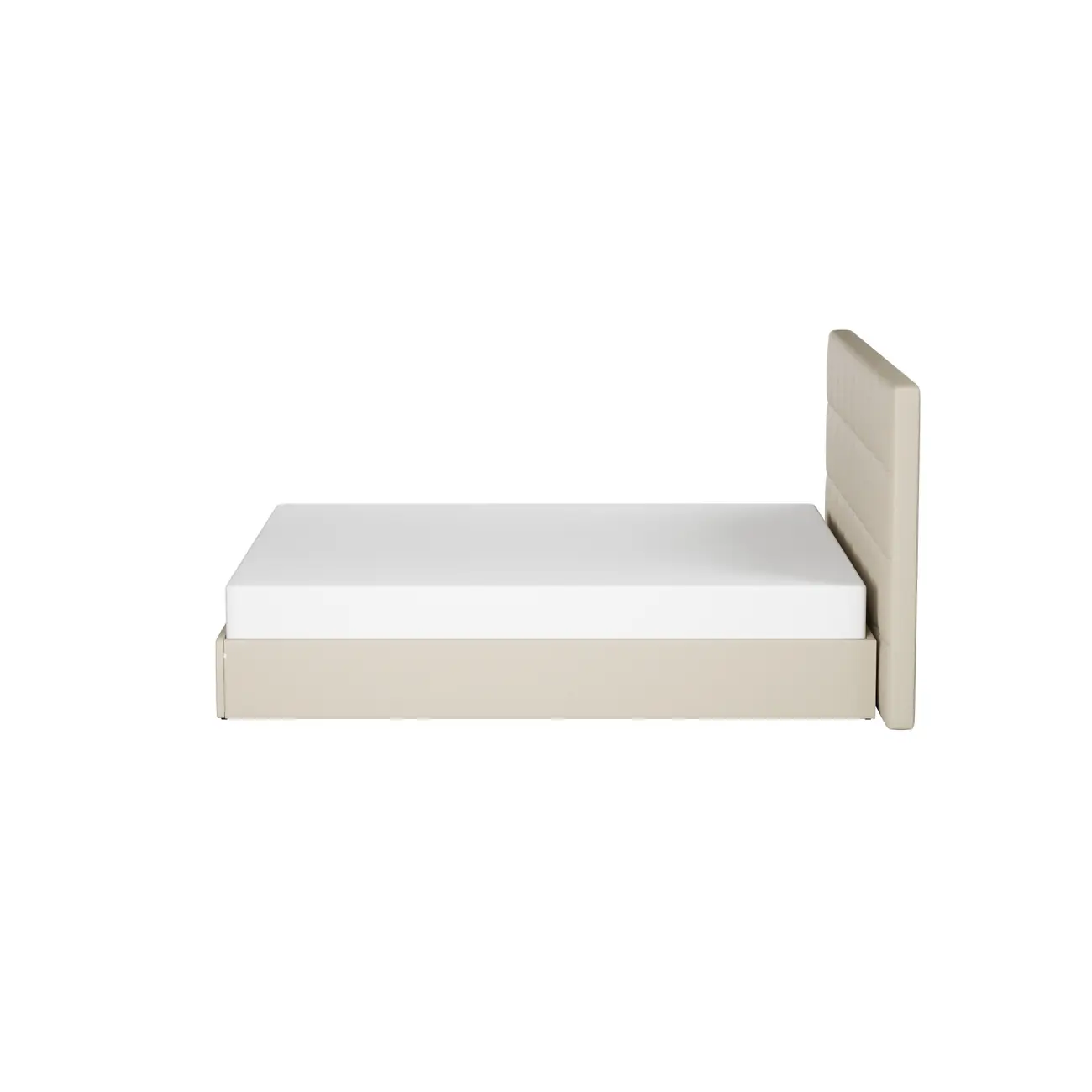 CAMA KING 1,93 M C/ CABECEIRA SOX - BEGE - Foto 3