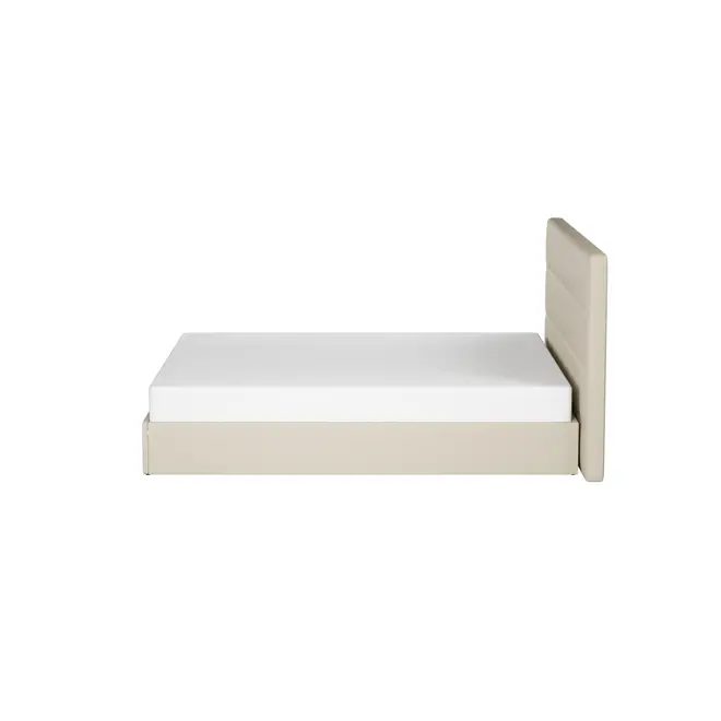 CAMA KING 1,93 M C/ CABECEIRA SOX - BEGE - Foto 3