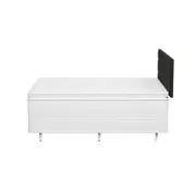 CAMA DE CASAL/QUEEN PREMIUM RESTING - KONKRET/BRANCO - Foto 3