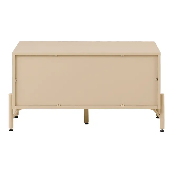 ARMÁRIO DE BANHEIRO 1 PORTA BASCULANTE 85 CM X 40 CM RIBS - AREIA/AREIA - Foto 7
