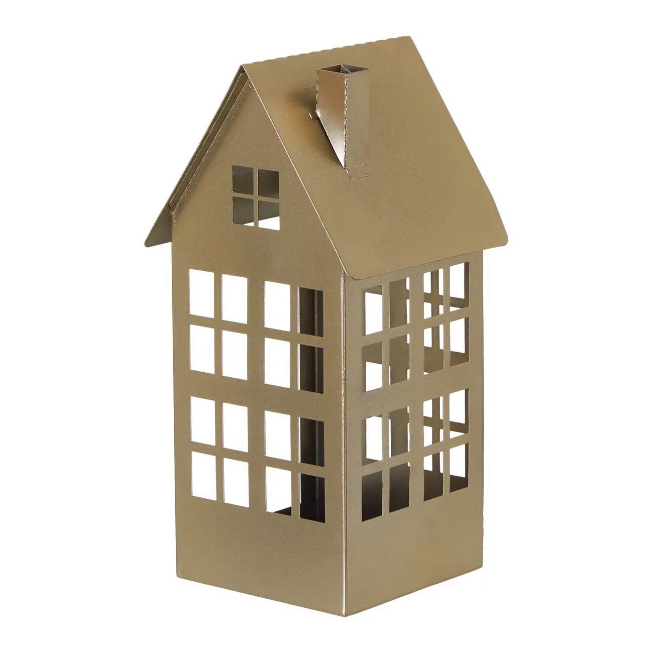 SUPORTE VELA CASA 22 CM FINE FESTIVITY - OURO - Foto 2