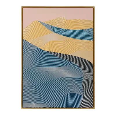 QUADRO 84 CM X 60 CM TACTILE DUNE