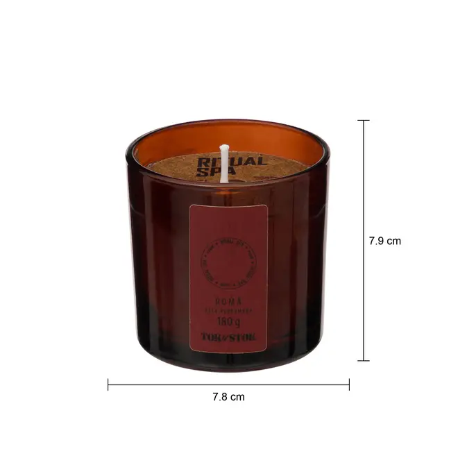 VELA PERFUMADA POTE ROMÃ RITUAL SPA - HANBAR/VERMELHO HINDU - Foto 24