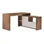 MESA COM BALCÃO 2 PORTAS 1,35 M X 1,35 M FIND - FREIJÓ/BRANCO - Foto 1