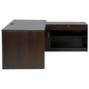 MESA COM BALCÃO 1 PORTA DE CORRER 1,80 M X 1,87 M BOSS - TABACO/TABACO - Foto 3