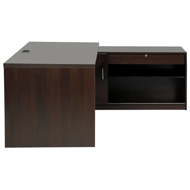 MESA COM BALCÃO 1 PORTA DE CORRER 1,80 M X 1,87 M BOSS - TABACO/TABACO - Foto 3