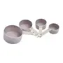 KIT COM 4 XÍCARAS MEDIDORAS PRATIC - ESTANHO/AÇO INOXIDÁVEL - Foto 1