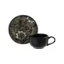 XÍCARA CAFÉ 85 ML SECRET GARDEN - ENGLISH GREEN/PRETO - Foto 1