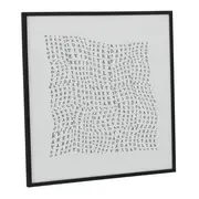 QUADRO I 60 CM X 60 CM TUDO OU TUDO REVIDAVOLTA - PRETO/BRANCO - Foto 2