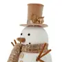 ADORNO BONECO NEVE 29 CM VILAREJO NOEL - BRANCO/NATURAL - Foto 6